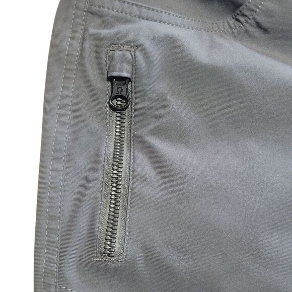 Lululemon Bust A Move Pant in Soot Light Gray Moto Style Womens No Tag - Picture 8 of 10